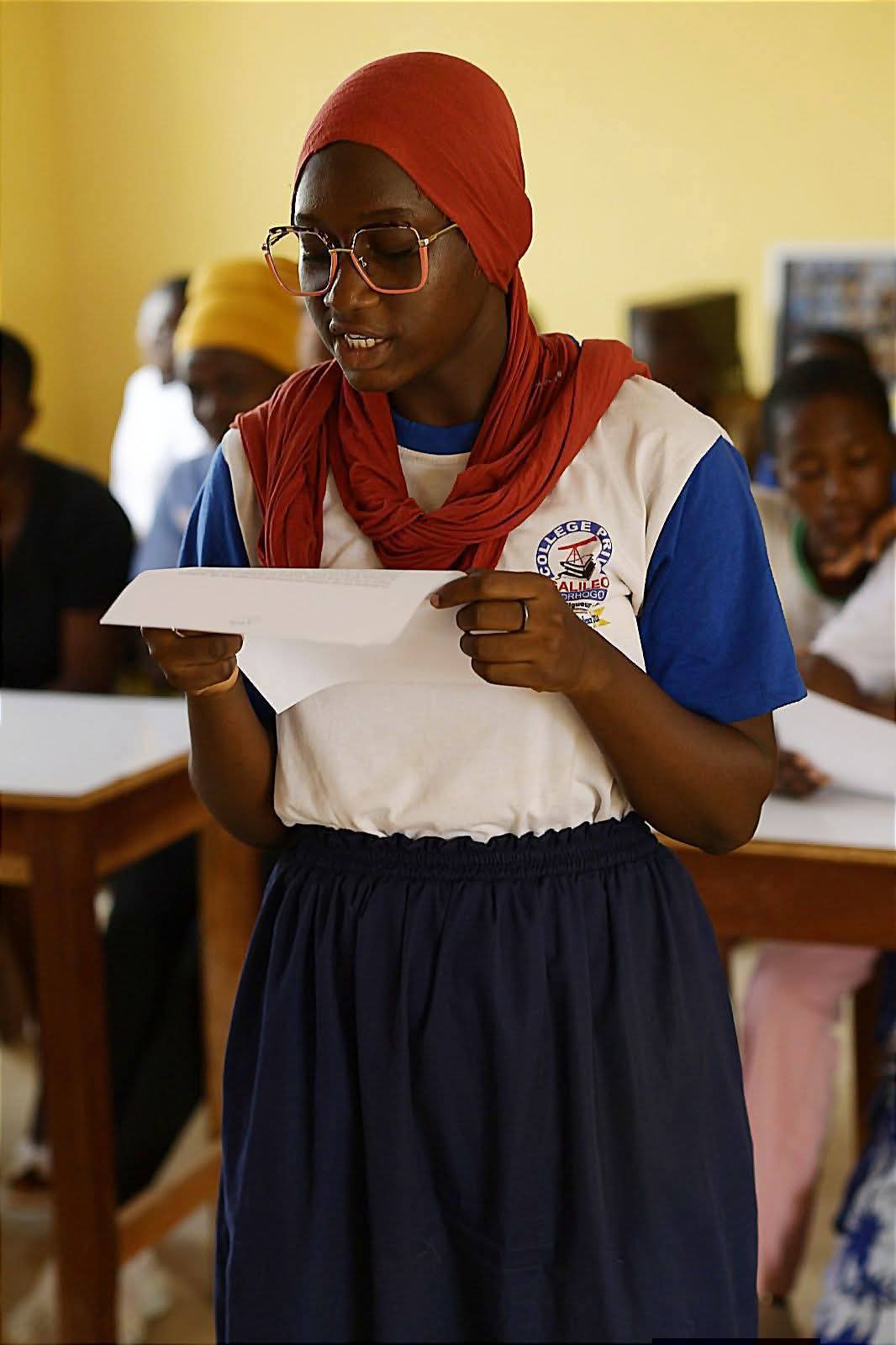 Élèves en uniforme